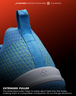 A World Class Badminton Shoe in the Indian Market - Hundred’s Blade Lite