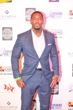 NFLer Jonathan Vilma Photo Credit: Sandra Curtis and KAP Photography