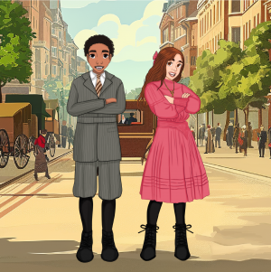 Aria & Liam in their adventure 