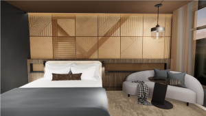 EV Hotel Guest Room Bedroom