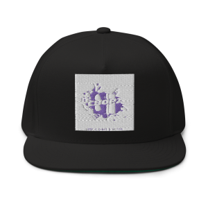 flat bill cap black front 6625ebdd7ec29