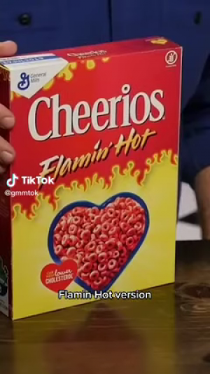 Good Mythical Morning MOCK-UP: Flamin' Hot Cheerios™, Sparks Demand for General Mills to Manufacture the Spicy Cereal