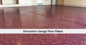 Decorative Garage Floor Flakes 1