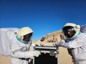 Astronaut training footage from Space Nation at Midland, TX.