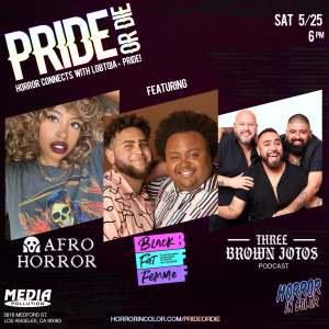 Drag Queen Major with guests at Pride Or Die