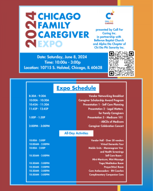 Call for Caring Announces a Chicago Family Caregiver Expo on June 8