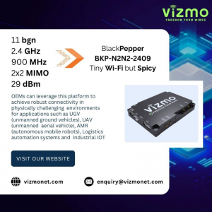 Vizmonet Unveils BlackPepper, an Innovative SWaP-C Optimized Radio Module