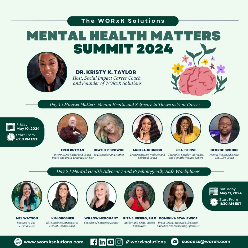 WORxK Solutions Celebrates the Success of Mental Health Matters Summit