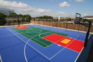 synthetic flooring for tennis court basketball court 582