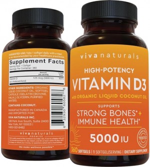 viva natural vitamin D3 bottle