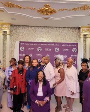 Rev. Dr. Gwendolyn Elizabeth Boyd with  Delta Sigma Theta Sorority, Inc.