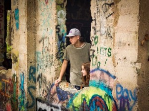 Exploring the abandoned building of the Rocky