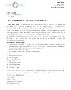 Press Release June 1, 2024