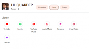 Lil Quarder former presidential candidate