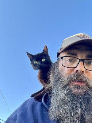 Patches in her safe place