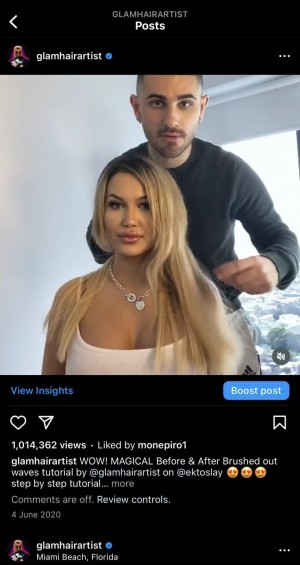 More than a million followers.