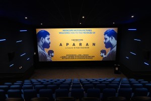 Audience applauding the crew of 