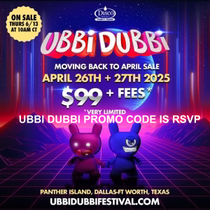 Ubbi Dubbi Festival 2025 promo Code