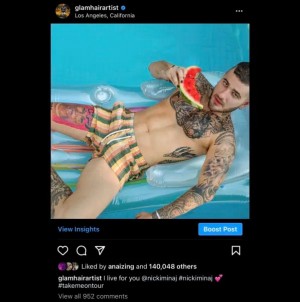 Nicki Minaj’s Tattoo on Emre Bardan - Glamhairartist Making