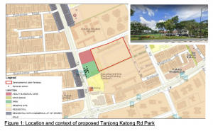 Location and Proposed Tanjong Katong Rd Park