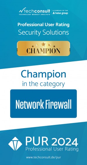 PUR S 2024 Award Network Firewall hoch en
