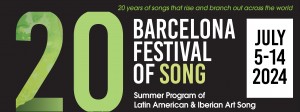 Barcelona Festival of Song: 20 years of songs