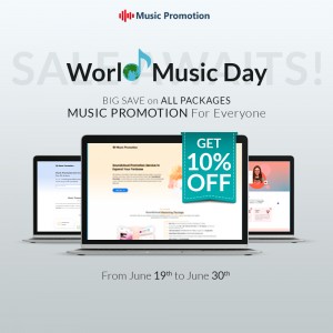 World Music Day Special offer for Music promotion services