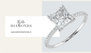 lab created diamond rings