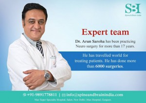 Dr Arun Saroha spineandbrainindia