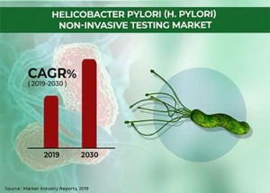 Helicobacter Pylori Non-invasive Testing Market 2019-2030 | Opportunities, Competitive Benchmarking 