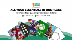 This store offers a wide range of products, tailored to different markets, all price around 1 USDT