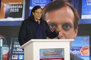 Dr Vishal Gupta addressing at India Leadership Conclave 2024