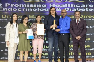 Dr Vishal Gupta is awarded as Most Promising Healthcare Leader in Endocrinology Diabetes 2024