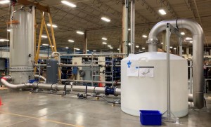 Norman Filters newly constructed High Flow test stand