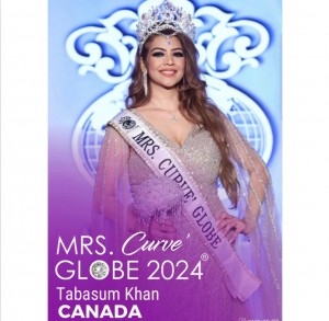 Tabasum Khan Triumphs as Mrs. Curve Globe 2024, Championing Empowerment and Community Impact