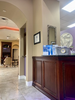 Dental products display at Bonham Dental Arts Largo