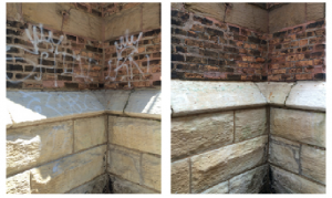 How to remove graffiti from brick