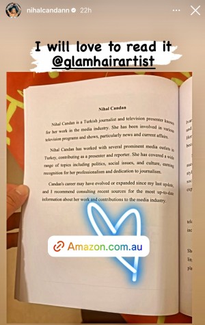 Nihal Candan Instagram Post