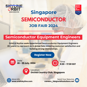 Orbit & Skyline is expanding and proudly announces a job fair in Singapore on July 28-29, 2024