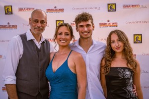 Charlotte Fantelli, Gabriele Fantelli, Muscian Raffaele Fantelli & Ruby Brewer Image by Andy Hornby