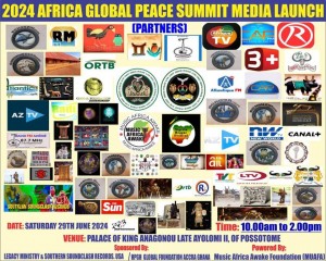 INTERNATIONAL MEDIA for the PEACE LUNCHEON with AFRICAN KINGS