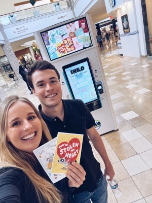 Happy Couple Excited To Receive Ink