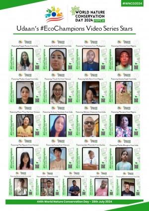 Udaan Youth Club invited Top participants to share their ideas in #EcoChampions Video Series