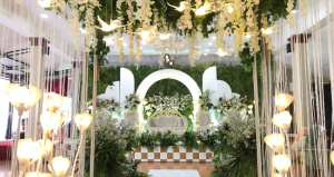 Wedding with Elegant Decor Rentals