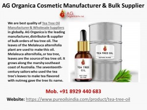 AG Organica Cosmetic Manufacturer Bulk Supplier