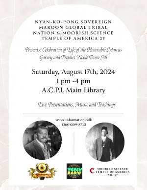 Marcus Garvey flyer