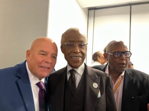 On stage with Dr. Lenoir & Rev. Sharpton at NMA