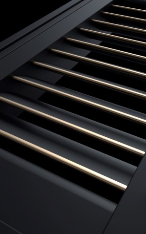 smart-tilt® in black with copper finish  patented wingtip® design