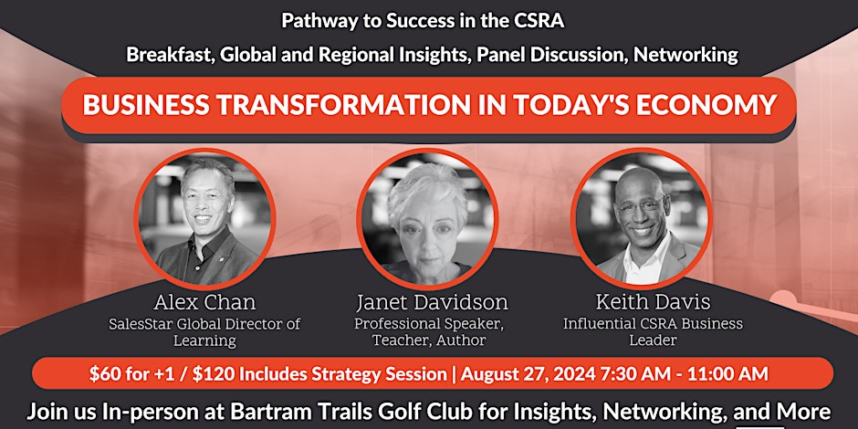 Is the Economy Fueling a Sales Slump? Learn How to Navigate Tough Times at ‘Business Transformation in Today’s Economy’