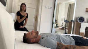 Hypnotic volunteers are brought to orgasm without contact